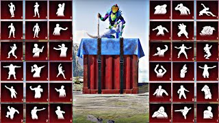 Season 1 To S15 All Mythic Outfit Emotes || PUBG MOBILE ||