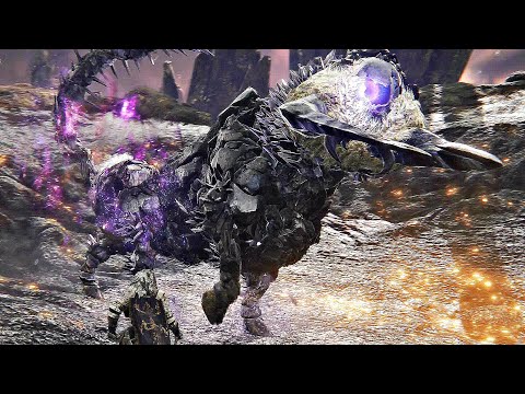 Elden Ring - Full-Grown Fallingstar Beast Boss Fight (4K 60FPS)