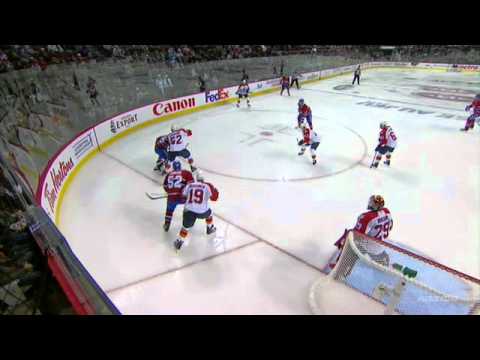 Mathieu Darche goal, Wrist, Off. Zone, 7 ft, on Tomas Vokoun (2010-10-30)