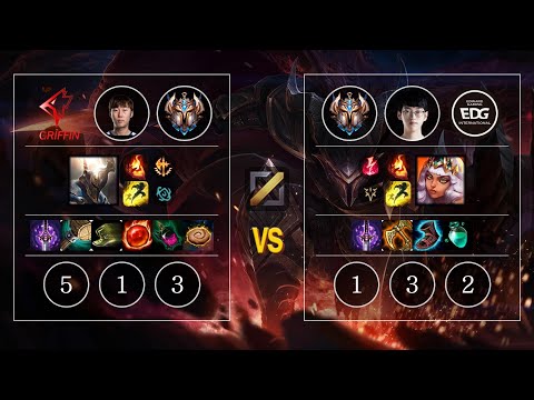 GRF jjun Pantheon vs EDG Scout Qiyana Mid - KR Patch 10.12