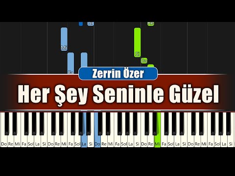 Her Şey Seninle Güzel - Piyano İle Nasıl Çalınır