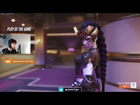 POTG! DAFRAN SHOWS HIS INSANE WIDOWMAKER SKILL OVERWATCH 2 GAMEPLAY