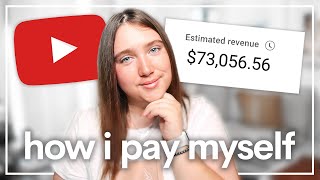 How I Pay Myself a Salary as a Full Time YouTuber + Budgeting Paychecks