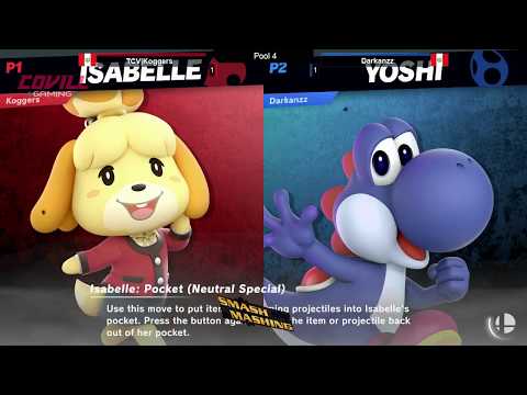 Pools - TCV | Koggers (Isabelle, Kirby) vs Darkanzz (Yoshi)