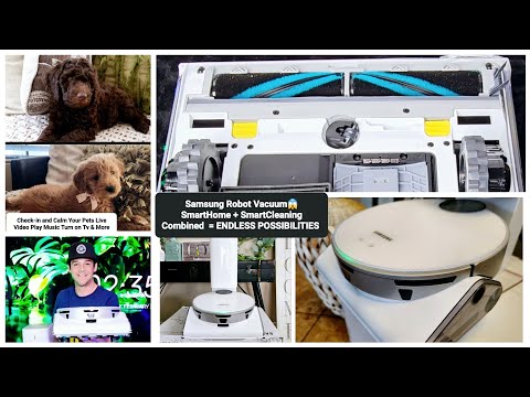 NEW Samsung JetBot AI+ Robot Vacuum review! Object Rec Lidar Video Security Calm Pets😱 PROGUIDE USE!