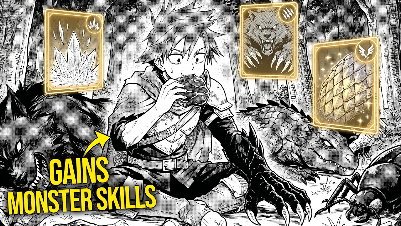They Called Him Weak, But He Steals S+ RANK Skills by Devouring The Strongest Monsters | Manga Recap