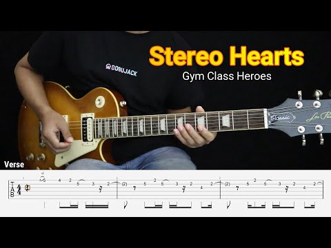 Stereo Heart - Gym Class Heroes Feat. Adam Levine - Guitar Instrumental Cover + Tab