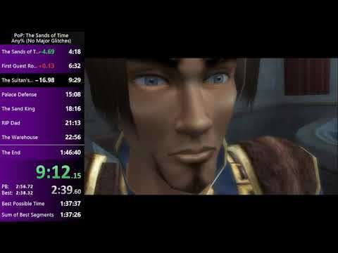 Prince of Persia The Sands of Time: any% No Major Glitches Speedrun in 1:40:36