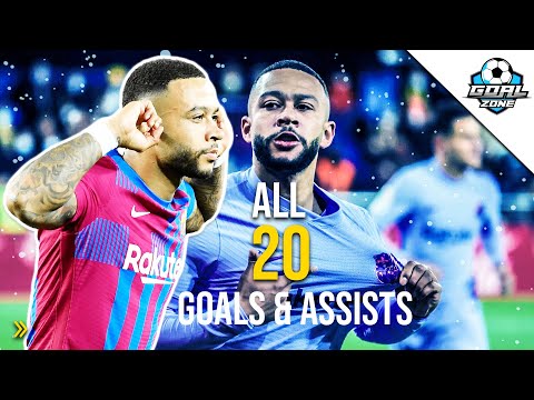 Memphis Depay - All 20 Goals & Assists 2021/22 So Far
