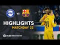 Highlights Deportivo Alavés Vs FC Barcelona 0 1