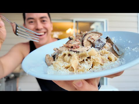 Cooking Mushroom Pasta From Scratch!