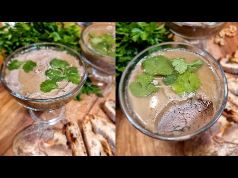 How to make your own pate | chicken liver parfait with honey-herbs Jelly