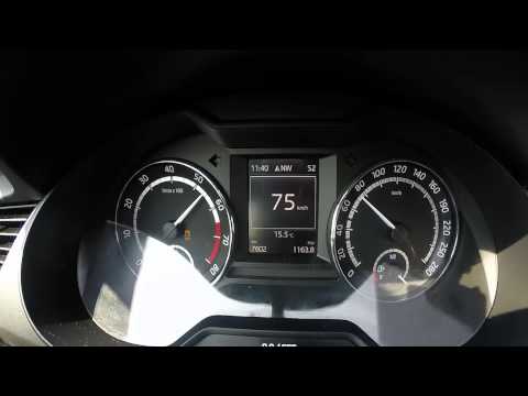 Skoda Octavia III RS 2.0 TSI 220 HP Acceleration 0-100