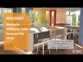 2020 Design Webinar: Sherwin Williams 2018 Colormix® Color Forecast 2020 Design Webinar: Sherwin Williams 2018 Colormix® Color Forecast