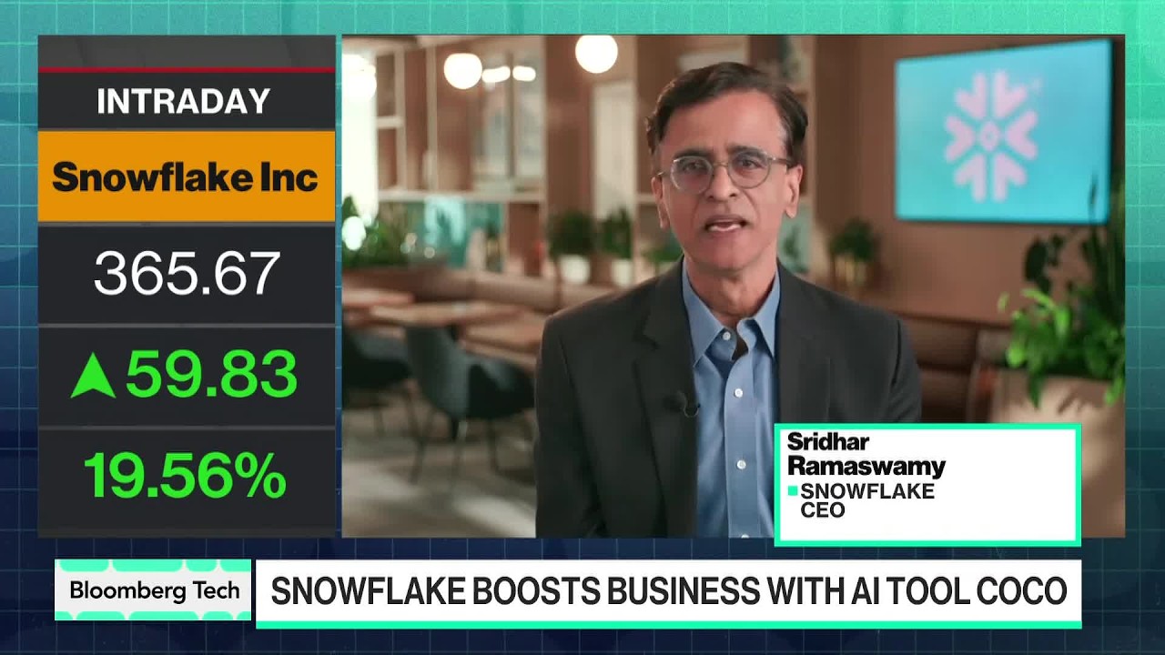 Snowflake CEO: AI Is Driving a ‘Profound’ Shift - Bloomberg Technology