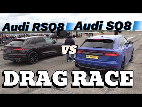 Audi RSQ8 vs Audi SQ8 DRAG RACE in 2 minutes