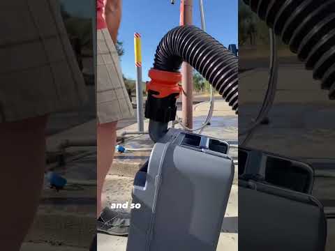 Check out this clever RV Cassette Toilet Dumping Solution, the ‘Americanizer’ designed by James! 🧠