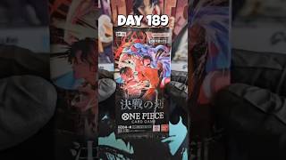 Day 189 of opening a onepiece pack everyday for an entire year #onepiece #optcg #boosterpack #op16