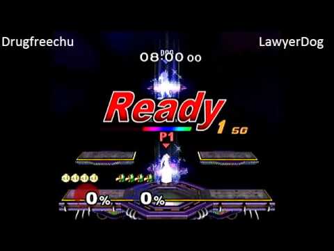 (Melee) Lawyerdog vs Drugfreechu