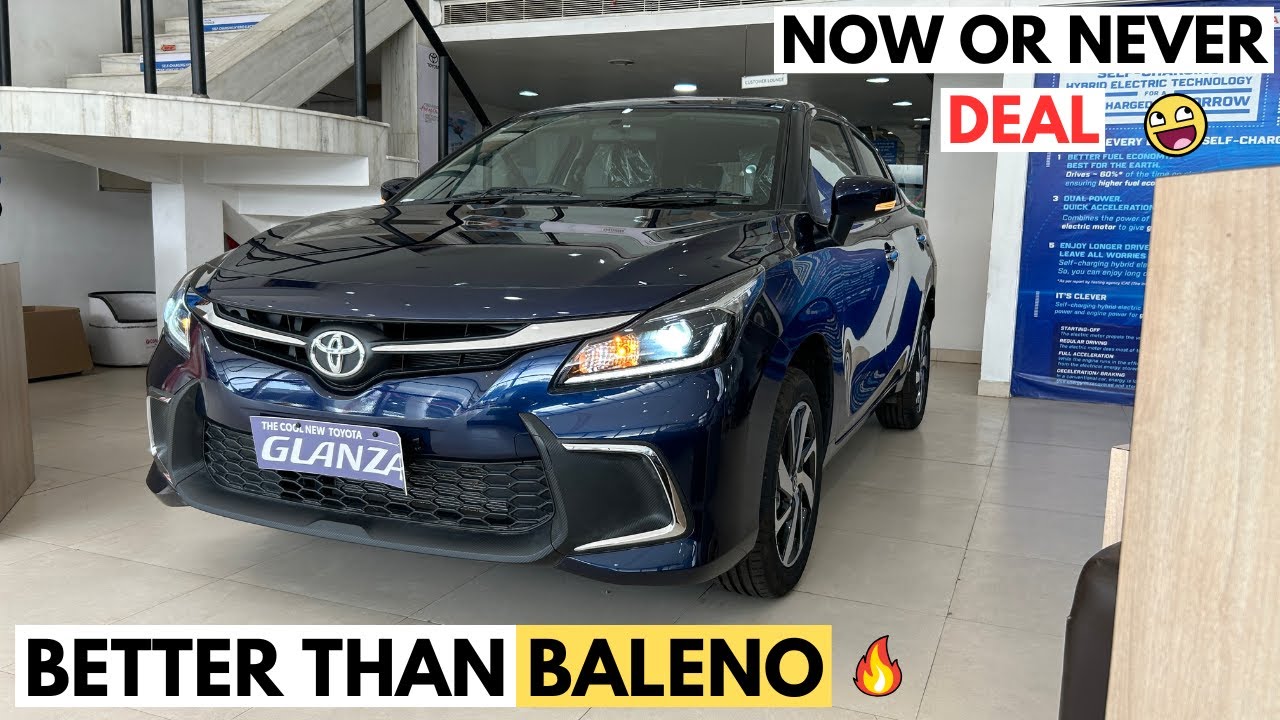 1 Lakh का MAHA DISCOUNT 😍 New 2024 Toyota Glanza G MT ❤️ Full Detailed Review
