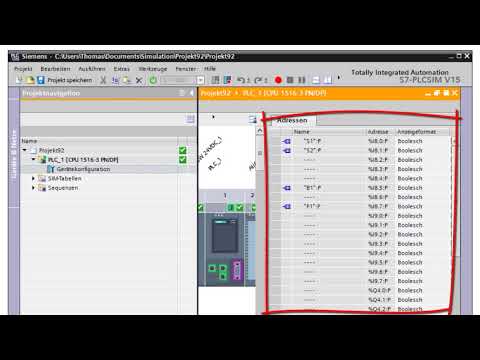 Datenübertragung zu PLCSim v14 (und höher)