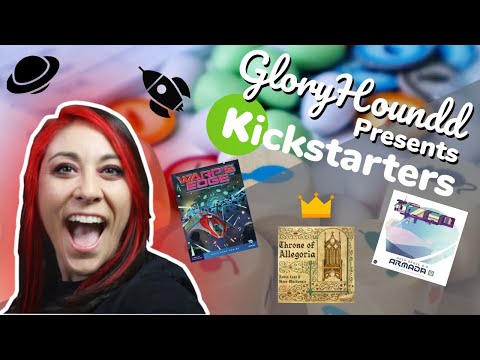 Kickstarter Board Games - Deep Space D-6: Armada, Warp's Edge, Throne of Allegoria!