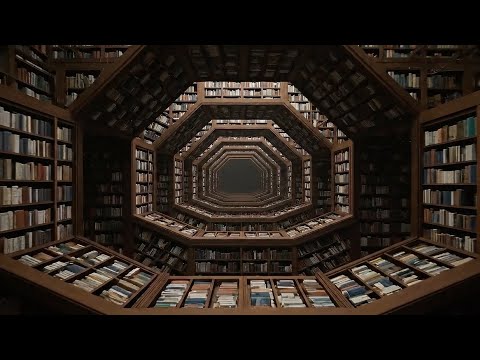The Library of Babel — AI Cinematic Trailer | Inspired by Jorge Luis Borges