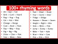100+ Rhyming Words | What are rhyming words? | Learn with examples