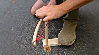 How to Start Fire with Bow Drill Fire Kit