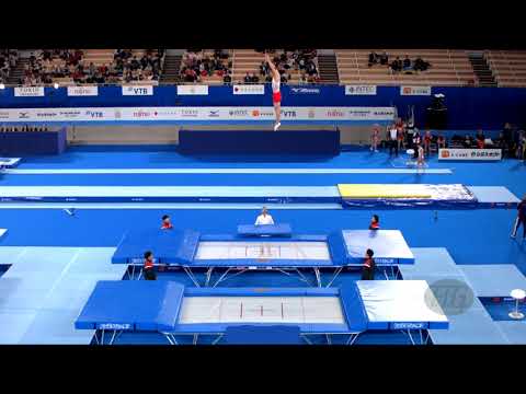 WYSKIEL Maciej (POL) M - 2019 Trampoline Worlds, Tokyo (JPN) - Qualification Trampoline R1
