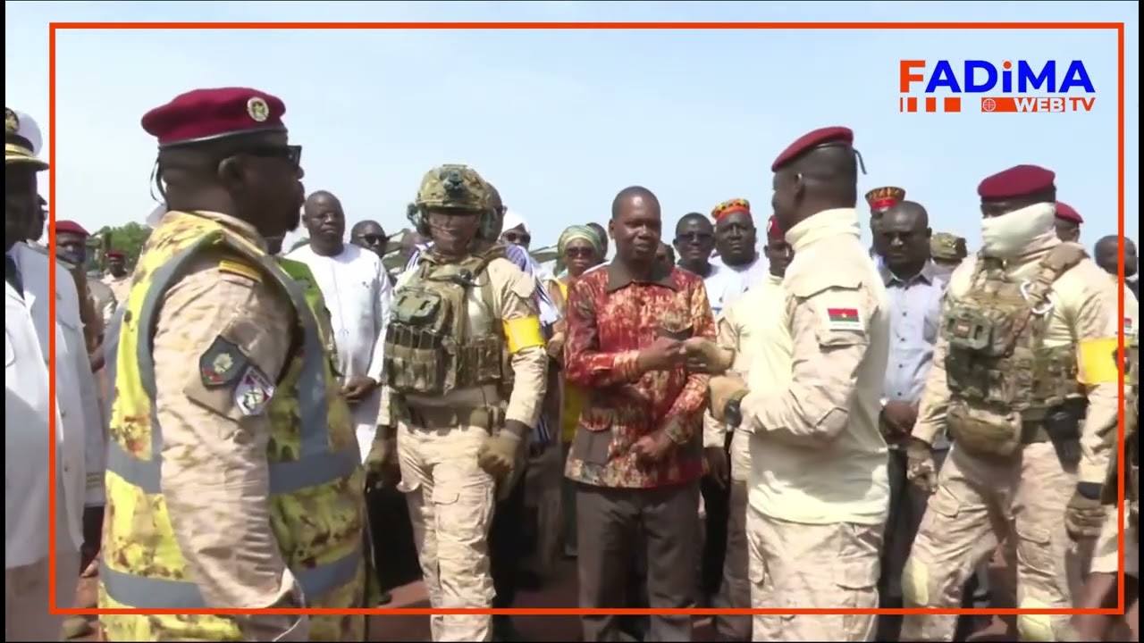 REMISE DES CLES DES 776 ENGINS PAR LE CAPITAINE IBRAHIM TRAORÉ 