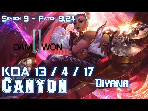 DWG Canyon QIYANA vs LEE SIN Jungle - Patch 9.24 KR Ranked