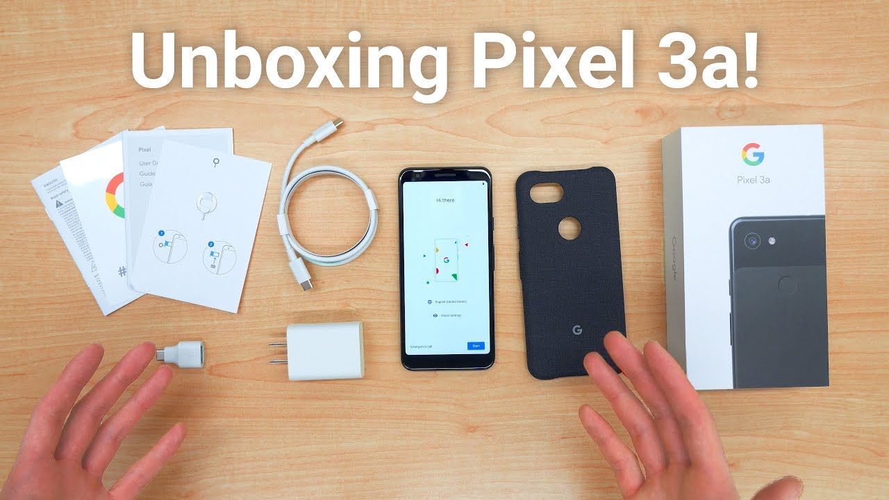 Pixel 3a Unboxing - What's Included!