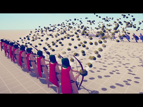 10x PEA ARCHER GOD vs 100x EVERY UNIT | Totally Accurate Battle Simulator TABS