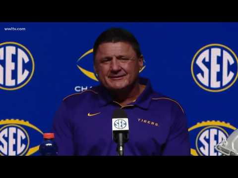 Video: Ed Orgeron, Joe Burrow, Derek Stingley Post-SEC Championship Press Conference