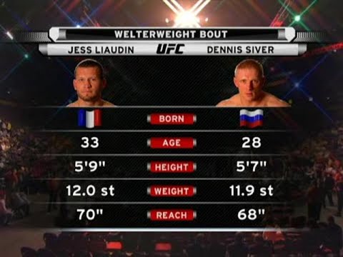 Jess Liaudin vs Dennis Siver full fight