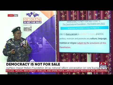 Democracy Is Not For Sale: Vote buying should never come at the expense of the public interest.