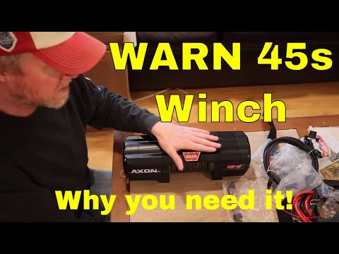 Warn Axon 45s unboxing. Why I choose this winch for my SXS UTV.