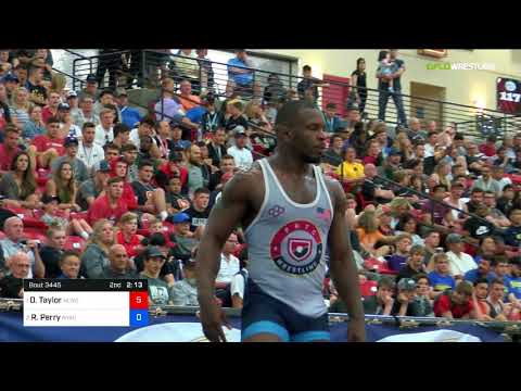 2018 Marine Corps US Open/Senior Men's Freestyle 86 Finals - David Taylor (NLWC) Vs. Richard Perry