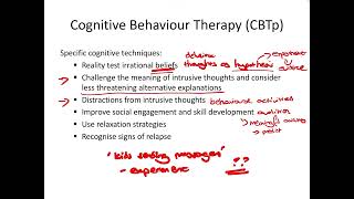 Cognitive Behaviour Therapy (Treating Schizophrenia)