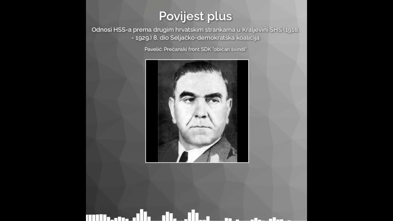 Ante Pavelić: Prečanski front Seljačko-demokratske koalicije "običan švindl" #povijestplus #shorts