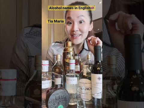 Alcohol names in English🇬🇧#shorts #vocabulary #learnenglish