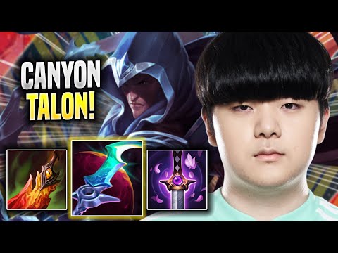 CANYON DOMINATING WITH TALON! - DK Canyon Plays Talon JUNGLE vs Diana! | Season 2022