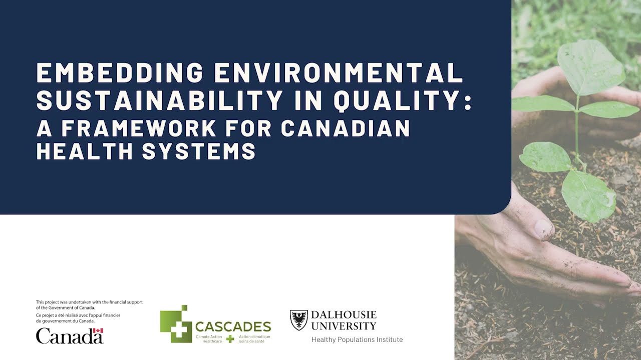 A new quality framework for Canadian health systems