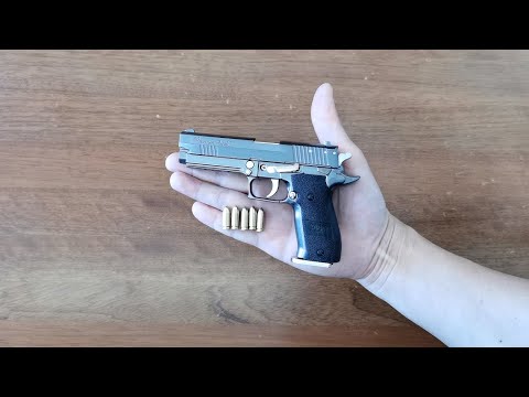 Miniature SIG Sauer P226 Toy Gun Unboxing 2023 - Mini Pistol in 1:2 Scale