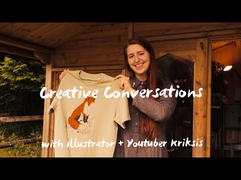 Cosy Artist Studio tour | Creative Conversations with illustrator and Youtuber Kriksis