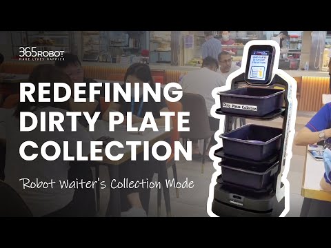 Redefining Dirty Plate Collection: Robot Waiter's Collection Mode - 365Robot