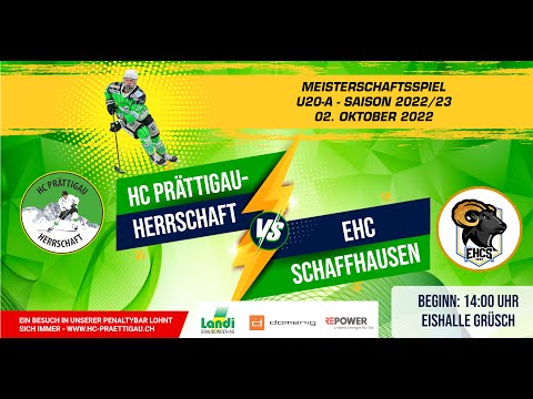 U20-A Meisterschaftsspiel HC Prättigau-Herrschaft vs. EHC Schaffhausen