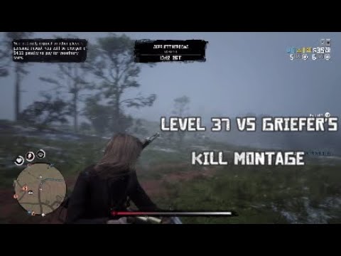 (Red Dead online) level 37 vs high level Griefers.