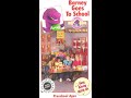 Opening To Barney Goes To School 1992 VHS